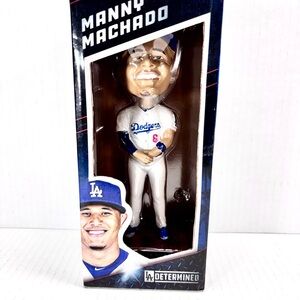 Manny Machado 2018 LA Dodgers Official Bobblehead New Boxed Never Opened